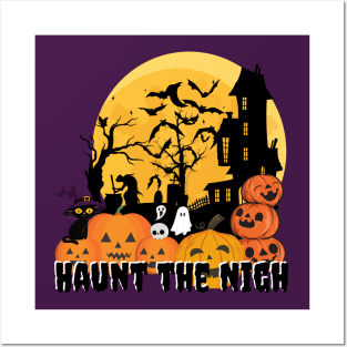 Haunt the Night: Spooktacular Halloween Designs to Thrill and Chill! Posters and Art